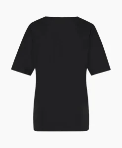 Hot Top & T-Shirt Vicky Shirt Zwart Dessin Dames T-Shirts & Tops