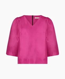 New Top Laudi Taft Paars Dames T-Shirts & Tops