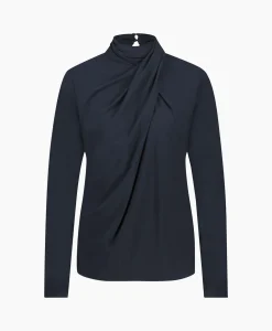 Hot Top Lidia Donker Blauw Dames T-Shirts & Tops