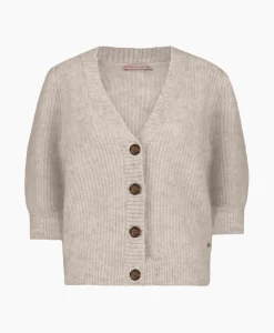 Studio Anneloes Vest Mandy Mohair Cardigan Zand*Dames Vesten