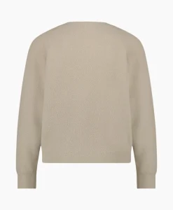 Outlet Vest Olivian Soft Cardigan Zand Dames Vesten