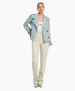 Studioar By Arma Mantel Samora Cotton Twill Blauw*Dames Jassen