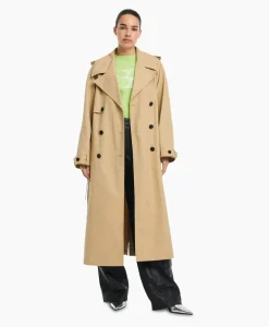 Studioar By Arma Trenchcoat Mexia Cotton Twill Beige*Dames Jassen