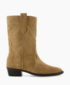 Sale Cowboylaars Tl-12765 Bruin Dames Laarzen