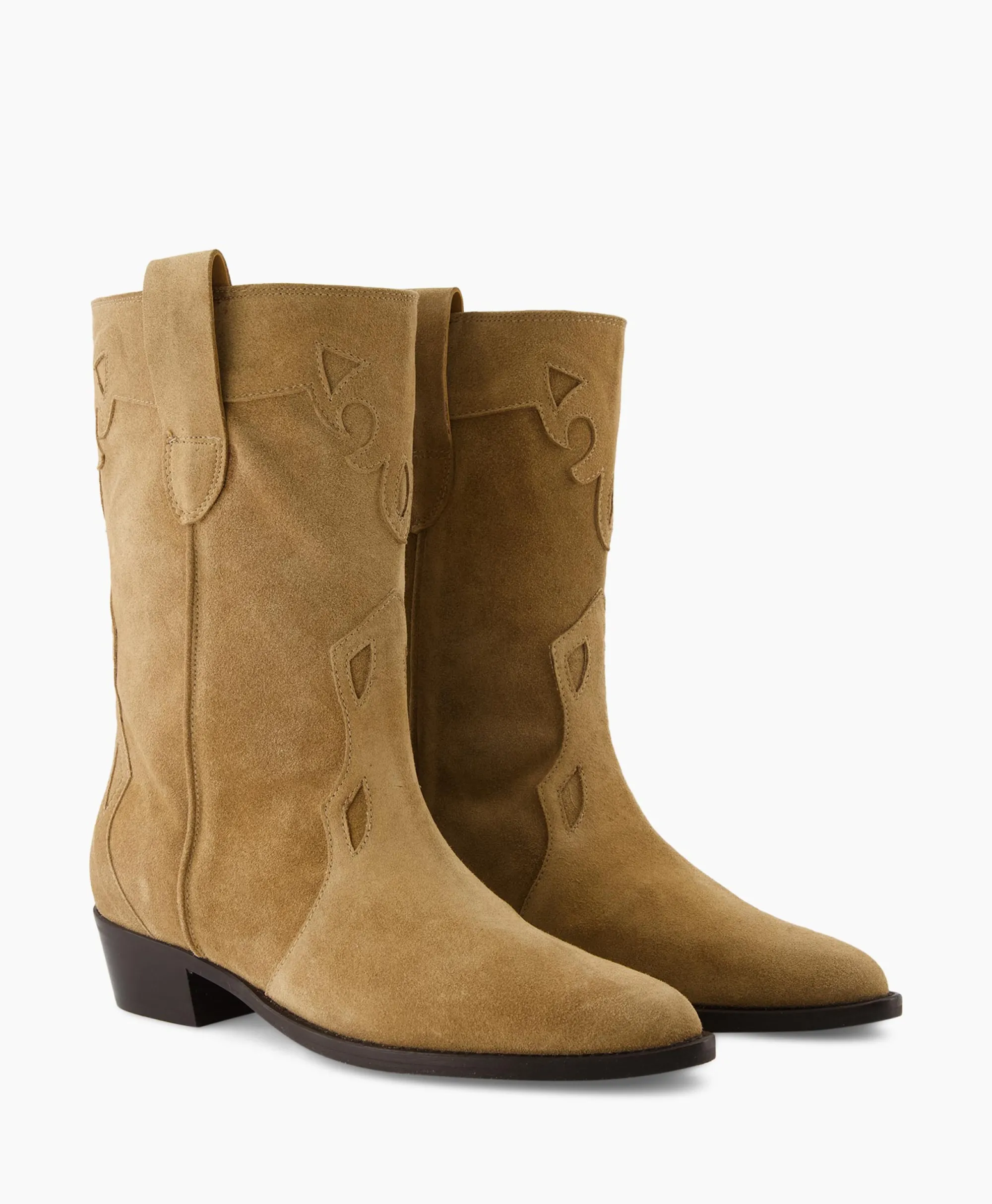 Sale Cowboylaars Tl-12765 Bruin Dames Laarzen