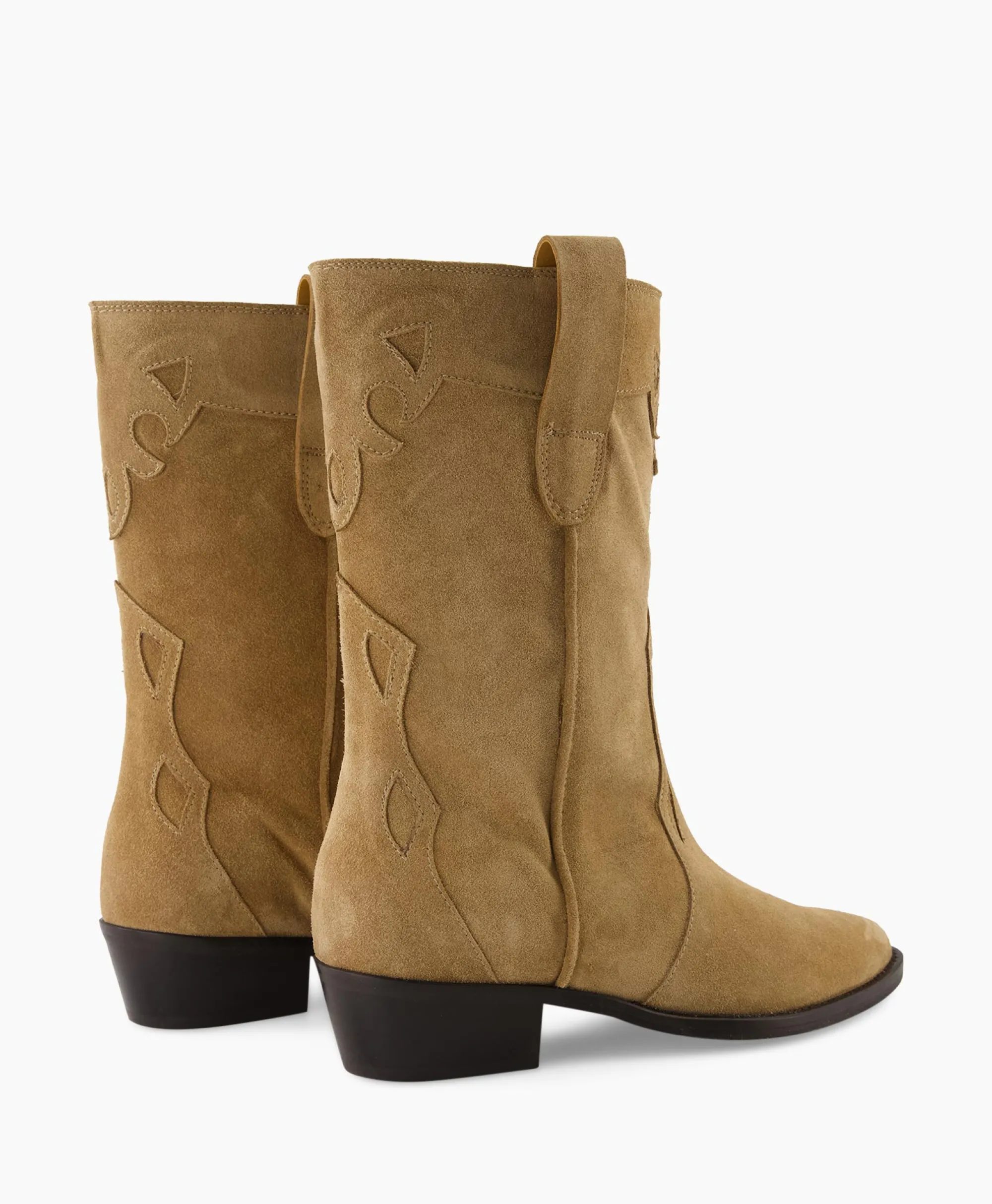 Sale Cowboylaars Tl-12765 Bruin Dames Laarzen