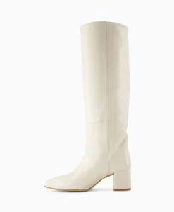 Discount Lange Laars Tl-12776 Wit Dames Laarzen