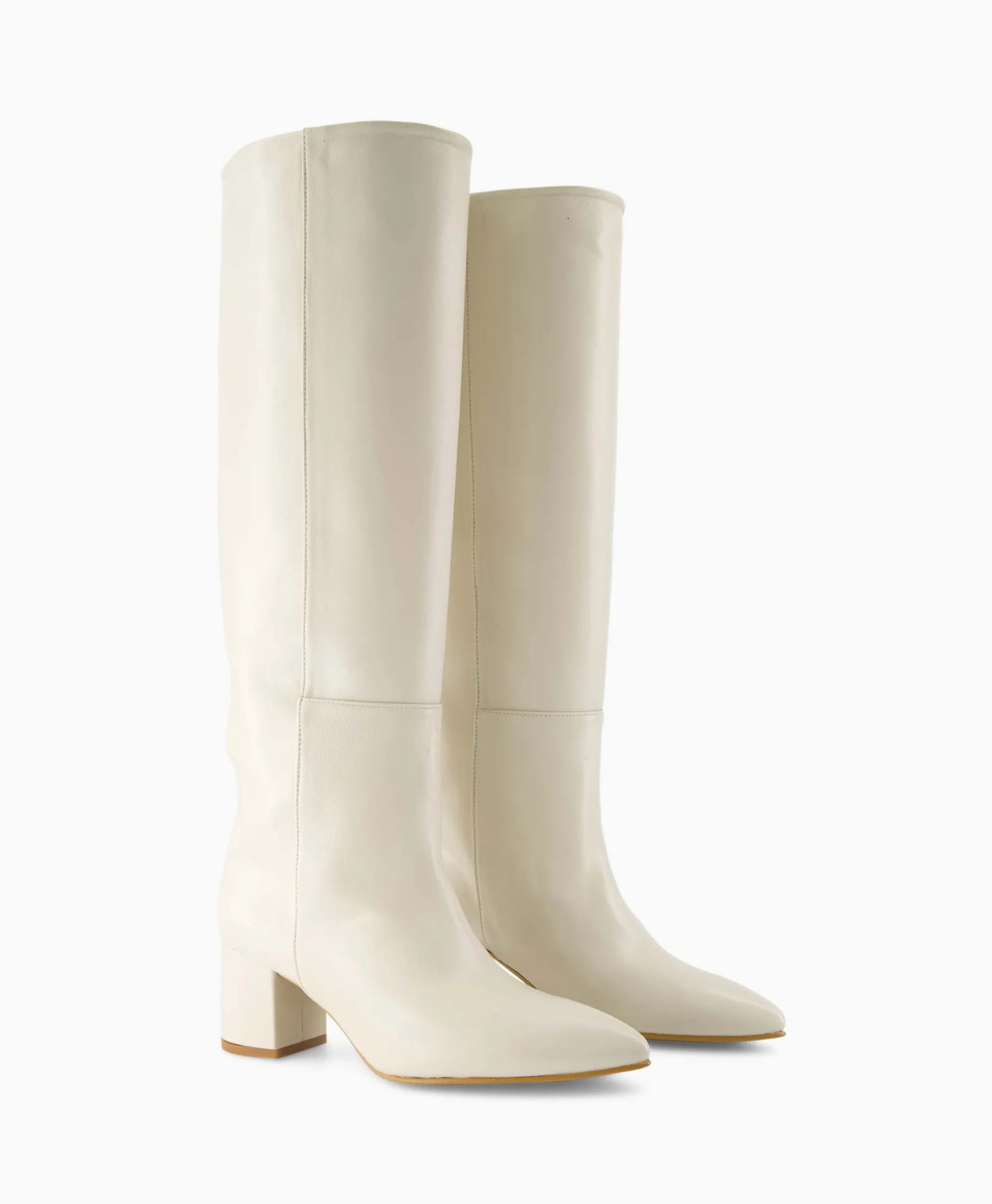 Discount Lange Laars Tl-12776 Wit Dames Laarzen