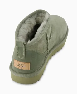 Discount Enkellaars Winterboot Classic Ultra Mini Khaki Heren Laarzen