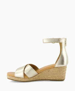 Discount Sandaal Eugenia Goud Dames Sandalen