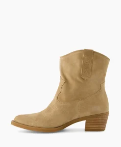 Unisa Enkellaars Gwen_Bs Beige*Dames Laarzen