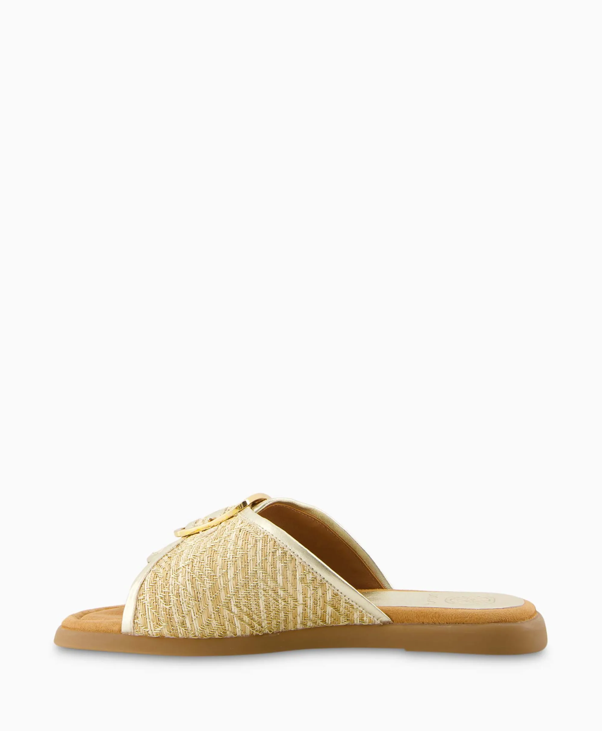 Best Sandaal Zonder Hak Crayyu Goud Dames Sandalen