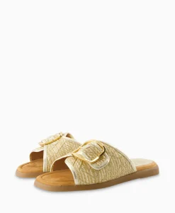 Best Sandaal Zonder Hak Crayyu Goud Dames Sandalen