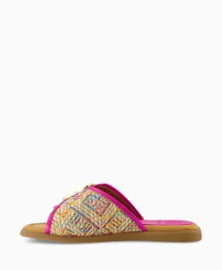 Unisa Sandaal Zonder Hak Crayyu Bruin Dessin*Dames Sandalen