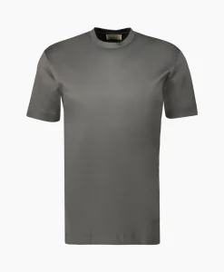 T-Shirt Interlock Supima Donkergrijs Heren T-Shirts