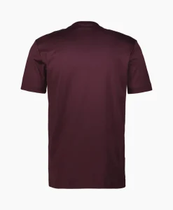 Valenza T-Shirt Interlock Supima Bordeaux*Heren T-Shirts
