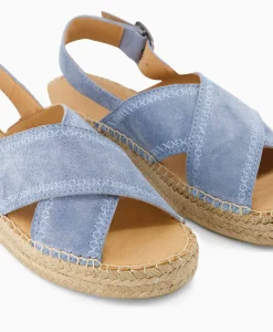 Via Vai Espadrille Mondi Sun Blauw*Dames Instappers