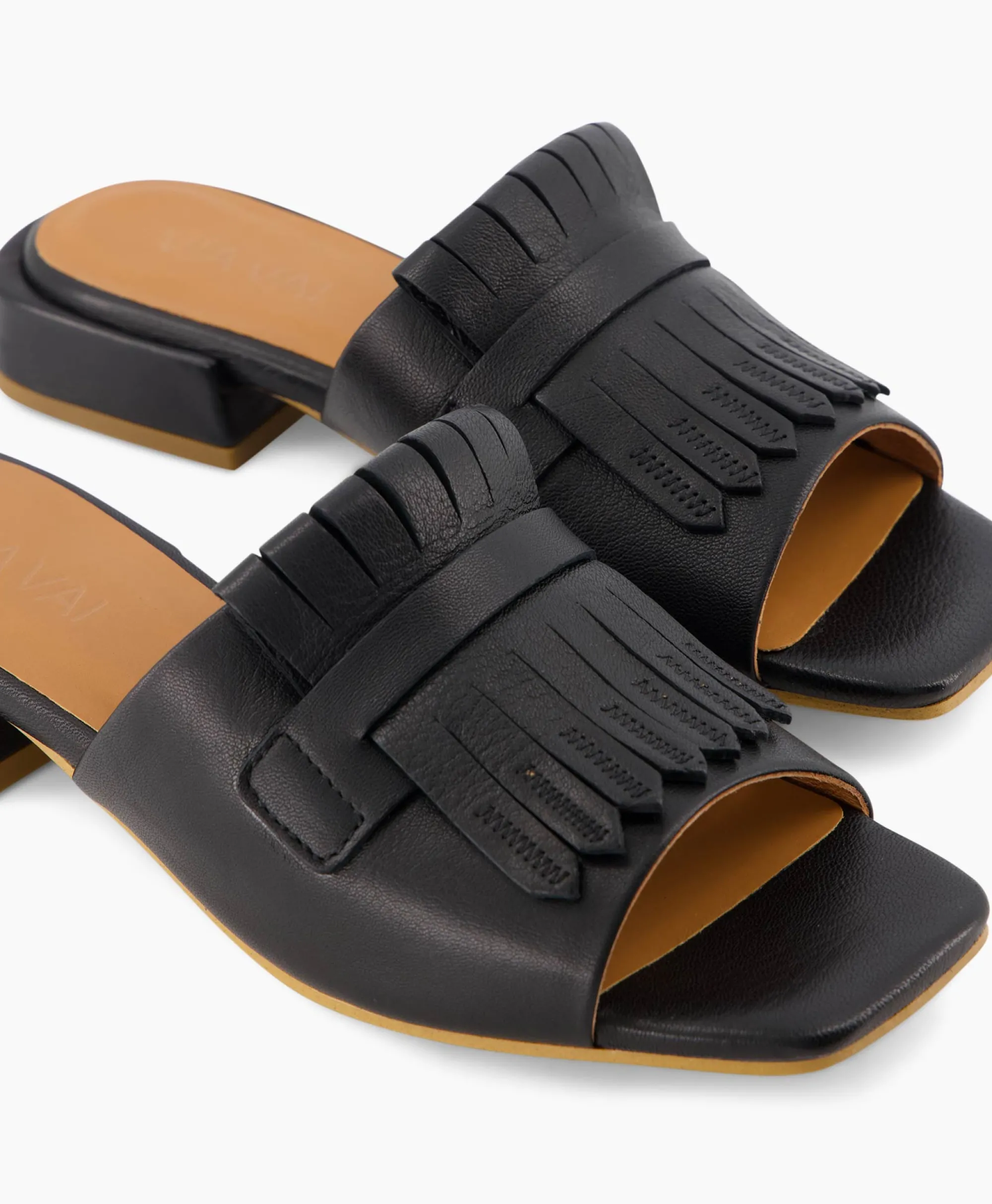 Sandaal Met Hak Gigi Randy Zwart Dames Sandalen