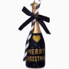 Clearance Kerstbal Champagne Fles Zwart Lifestyle Lifestyle