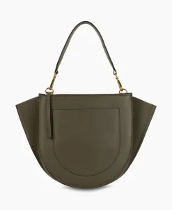 Outlet Crossbody Tas Hortensia Medium Taupe Dames Tassen