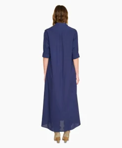 Xirena Maxi Jurk Boden Donker Blauw*Dames Bruiloftskleding