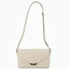 Hot Zadig & Voltaire Crossbody Tas Borderline Daily Grained Leath Ecru Dames Tassen