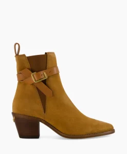 Clearance Zadig & Voltaire Enkellaars Tyler Cecilia Suede Bruin Dames Laarzen