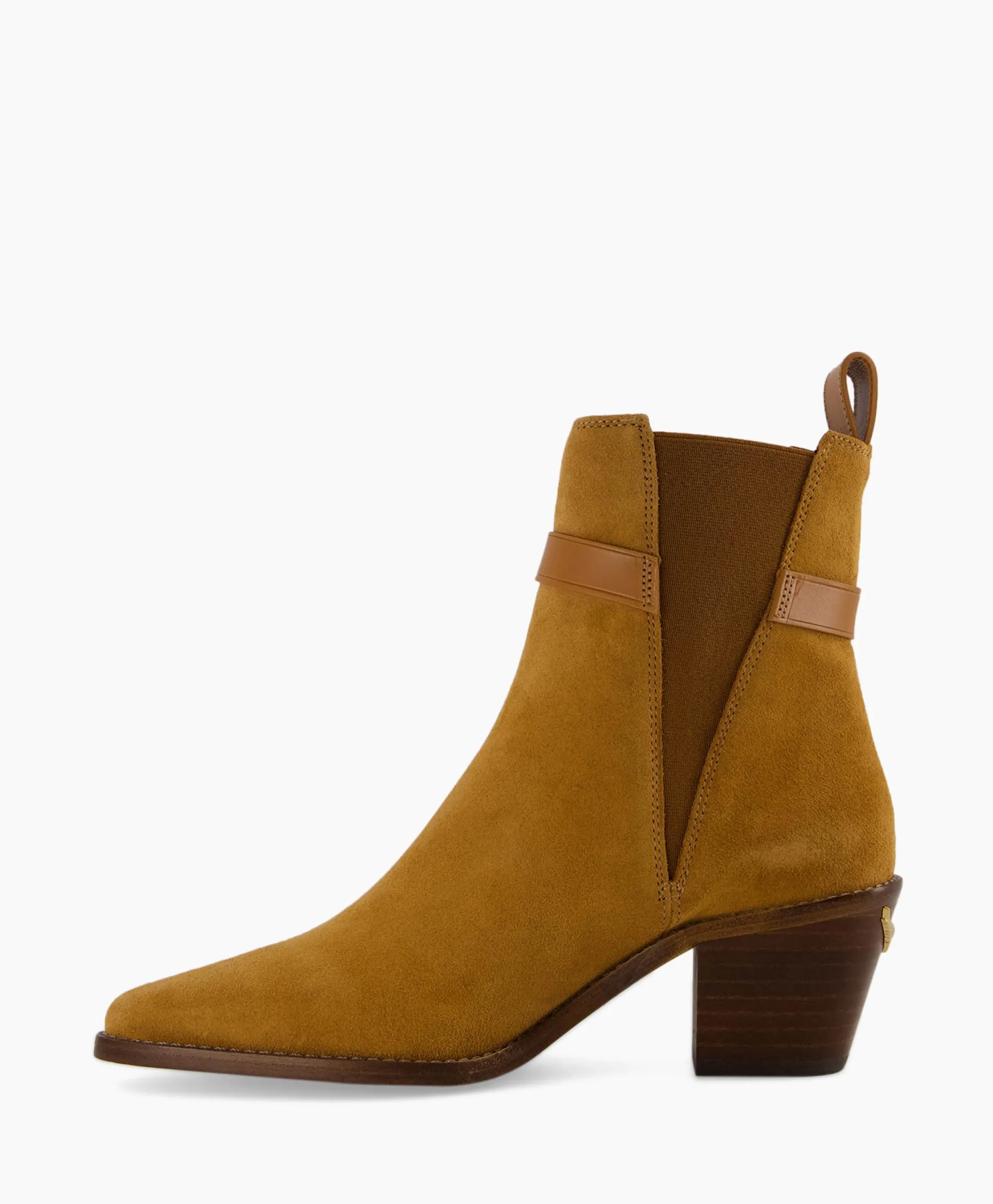 Clearance Zadig & Voltaire Enkellaars Tyler Cecilia Suede Bruin Dames Laarzen