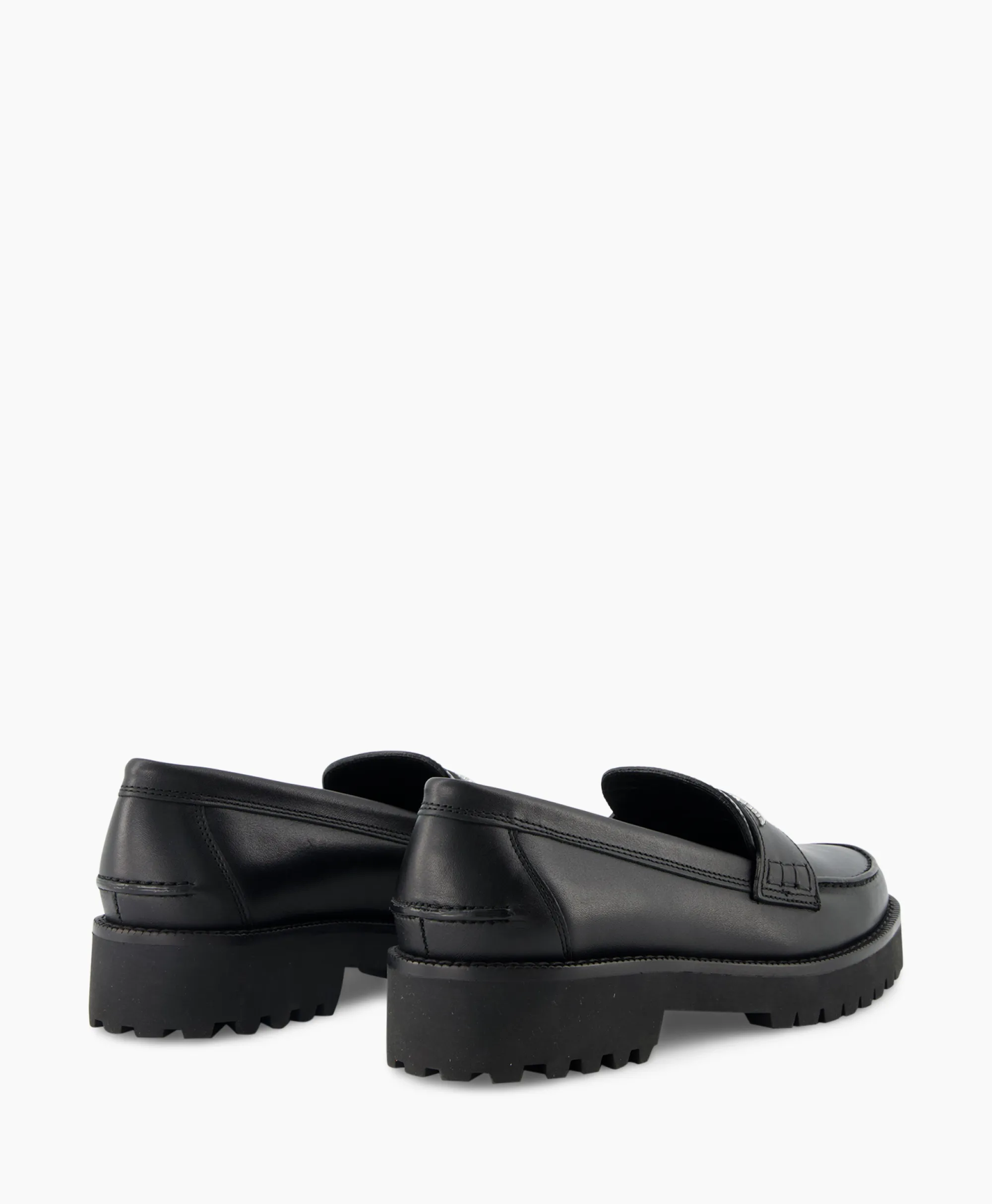 Sale Zadig & Voltaire Loafer Joecassin Semy-Shiny Calfskin Zwart Dames Instappers
