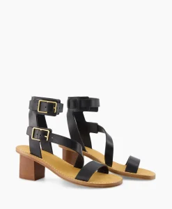Best Zadig & Voltaire Sandaal Met Hak Cecilia Caprese Sandal Leather Zwart Dames Sandalen