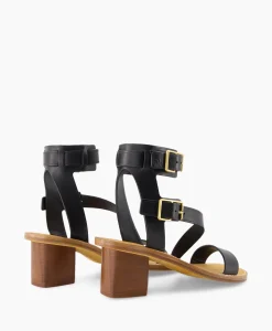 Best Zadig & Voltaire Sandaal Met Hak Cecilia Caprese Sandal Leather Zwart Dames Sandalen