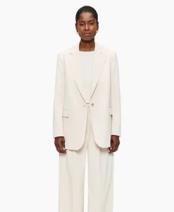 Discount Blazer Cool Panama Off White Dames Blazers