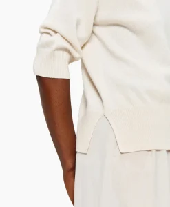 Discount Top Relaxed Short Sleeve Off White Dames T-Shirts & Tops