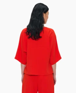 Zenggi Tuniek V-Neck Rood*Dames Tunieken